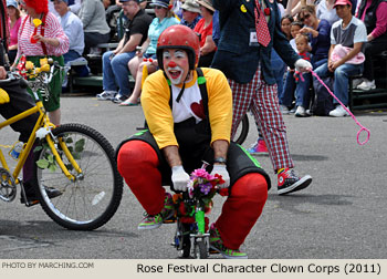 Rose Festival Character Clown Corps 2011 Grand Floral Parade Photo