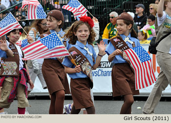 Girl Scouts 2011 Grand Floral Parade Photo