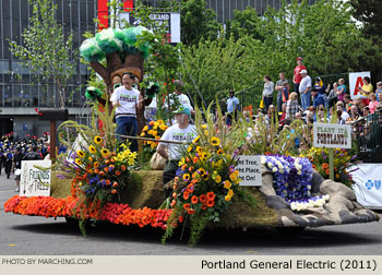 Portland General Electric Float 2011 Grand Floral Parade Photo