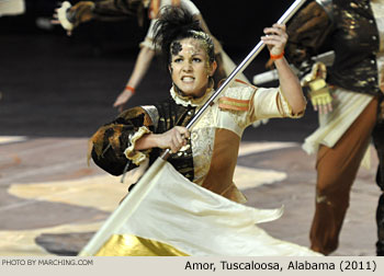 Amor Tuscaloosa Alabama 2011 WGI Mid-South Color Guard Championship Photo