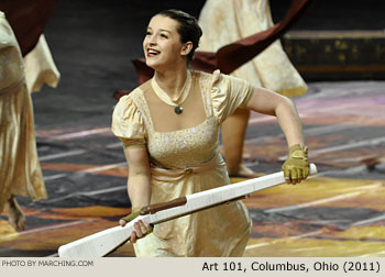 Art 101 Columbus Ohio 2011 WGI Mid-South Color Guard Championship Photo