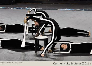 Carmel H.S. Indiana 2011 WGI Mid-South Color Guard Championship Photo