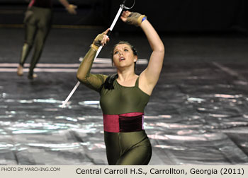 Central Carroll H.S. Georgia 2011 WGI Mid-South Color Guard Championship Photo