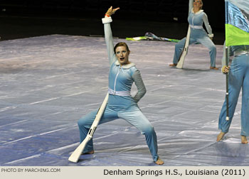 Denham Springs H.S. Louisiana 2011 WGI Mid-South Color Guard Championship Photo