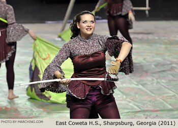 East Coweta H.S. Georgia 2011 WGI Mid-South Color Guard Championship Photo