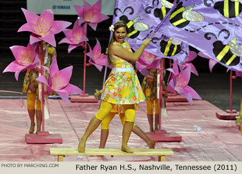 Father Ryan H.S. Tennessee 2011 WGI Mid-South Color Guard Championship Photo