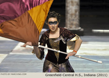 Greenfield-Central H.S. Indiana 2011 WGI Mid-South Color Guard Championship Photo