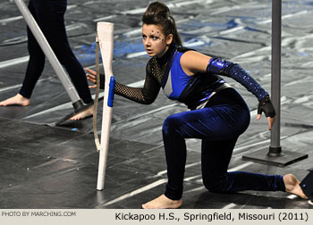 Kickapoo H.S. Missouri 2011 WGI Mid-South Color Guard Championship Photo