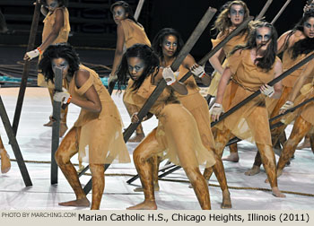 Marian Catholic H.S. Illinois 2011 WGI Mid-South Color Guard Championship Photo