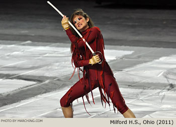 Milford H.S. Ohio 2011 WGI Mid-South Color Guard Championship Photo