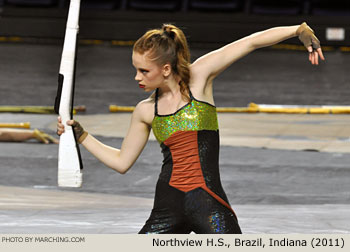 Northview H.S. Indiana 2011 WGI Mid-South Color Guard Championship Photo