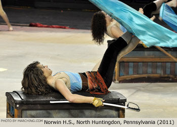 Norwin H.S. Pennsylvania 2011 WGI Mid-South Color Guard Championship Photo