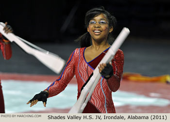 Shades Valley JV Irondale Alabama 2011 WGI Mid-South Color Guard Championship Photo