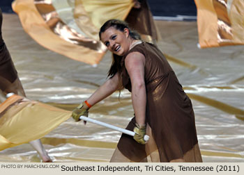 Southeast Independent Tri Cities Tennessee 2011 WGI Mid-South Color Guard Championship Photo