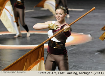 State of Art East Lansing Michigan 2011 WGI Mid-South Color Guard Championship Photo