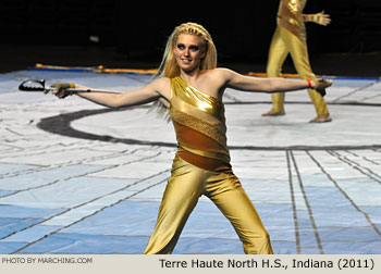 Terre Haute North H.S. Indiana 2011 WGI Mid-South Color Guard Championship Photo