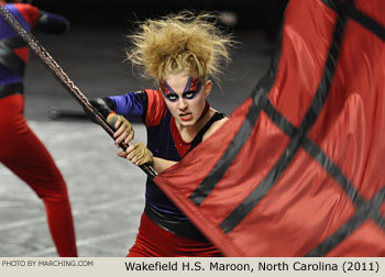 Wakefield H.S. Raleigh North Carolina 2011 WGI Mid-South Color Guard Championship Photo