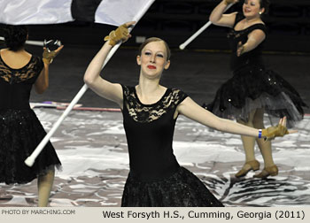 West Forsyth H.S. Georgia 2011 WGI Mid-South Color Guard Championship Photo