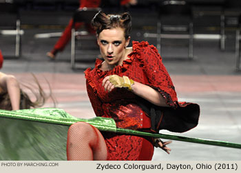 Zydeco Colorguard Dayton Ohio 2011 WGI Mid-South Color Guard Championship Photo