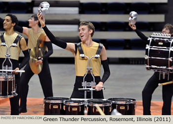 Green Thunder Percussion Rosemont Illinois 2011 WGI Mid-South Percussion Championships