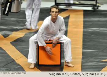 Virginia H.S. Bristol Virginia 2011 WGI Mid-South Percussion Championships