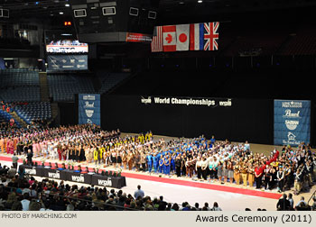 Awards Ceremony 2011 WGI World Championships Photo