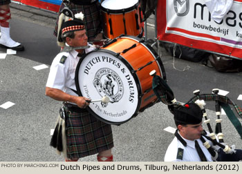 Dutch Pipes and Drums, Tilburg, Netherlands 2012 Bloemencorso Zundert Photo