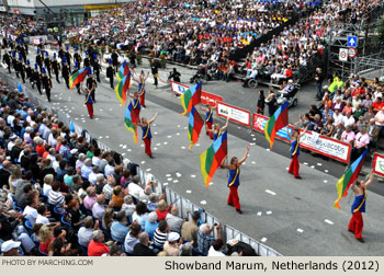 Showband Marum, Netherlands 2012 Bloemencorso Zundert Photo