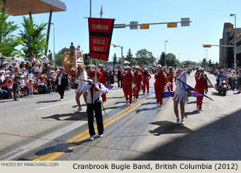 Cranbrook Girls Bugle Band 2012 Calgary Stampede Parade Photo