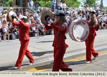 Cranbrook Girls Bugle Band 2012 Calgary Stampede Parade Photo