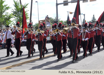 Fulda H.S. Band 2012 Calgary Stampede Parade Photo