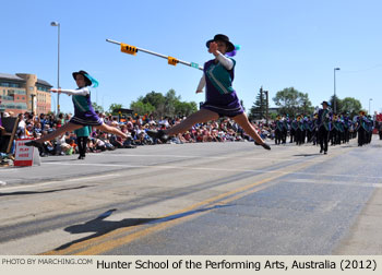 Hunter School of the Performing Arts Marching Band 2012 Calgary Stampede Parade Photo