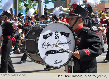 Red Deer Royals Marching Band 2012 Calgary Stampede Parade Photo