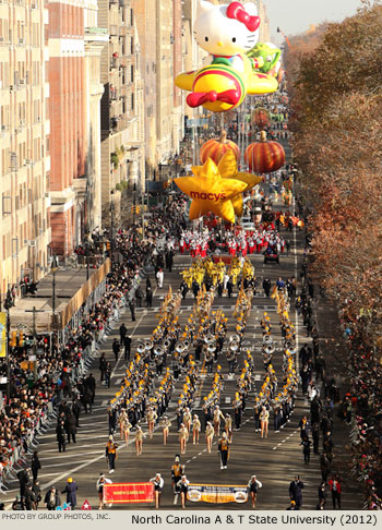 North Carolina A & T State University Marching Band 2012 Macy's Thanksgiving Day Parade Photo