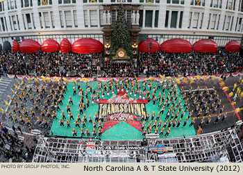 North Carolina A & T State University Marching Band 2012 Macy's Thanksgiving Day Parade Photo