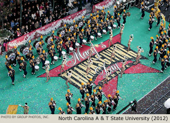 North Carolina A & T State University Marching Band 2012 Macy's Thanksgiving Day Parade Photo