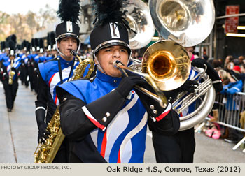 Oak Ridge H.S. Marching Band Conroe Texas 2012 Macy's Thanksgiving Day Parade Photo