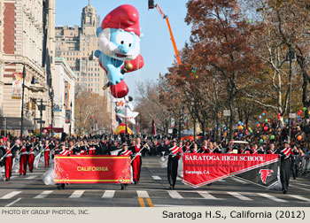 Saratoga H.S. Marching Band California 2012 Macy's Thanksgiving Day Parade Photo