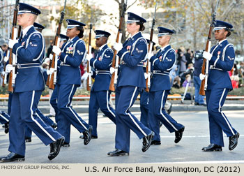 U.S. Air Force Band Washington DC 2012 Macy's Thanksgiving Day Parade Photo