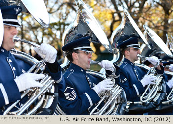 U.S. Air Force Band Washington DC 2012 Macy's Thanksgiving Day Parade Photo