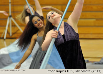 Coon Rapids H.S. 2012 North Star Color Guard Circuit Photo