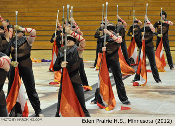 Eden Prairie H.S. 2012 North Star Color Guard Circuit Photo