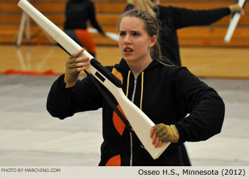 Osseo H.S. 2012 North Star Color Guard Circuit Photo