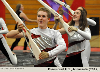 Rosemount H.S. 2012 North Star Color Guard Circuit Photo