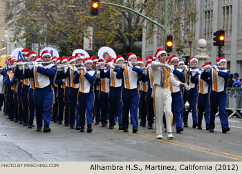 Alhambra High School Marching Band 2012 Oakland Holiday Parade Photo