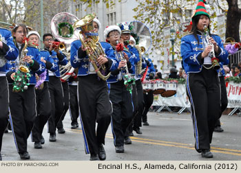 Encinal High School Band 2012 Oakland Holiday Parade Photo