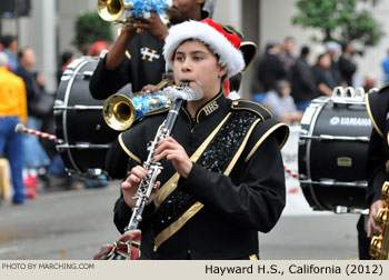 Hayward High School Marching Band 2012 Oakland Holiday Parade Photo