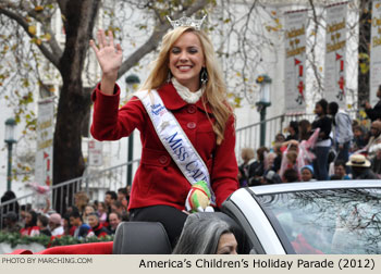 Miss California 2012 Oakland Holiday Parade Photo