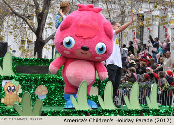 Moshi Monsters 2012 Oakland Holiday Parade Photo