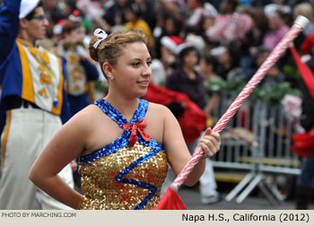 Napa High School Marching Band 2012 Oakland Holiday Parade Photo